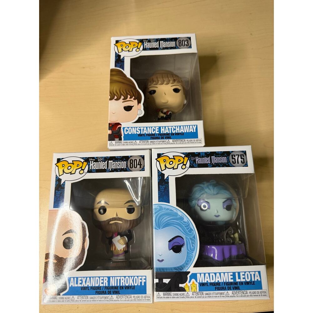 Funko Pop! Disney The Haunted Mansion Set of 3